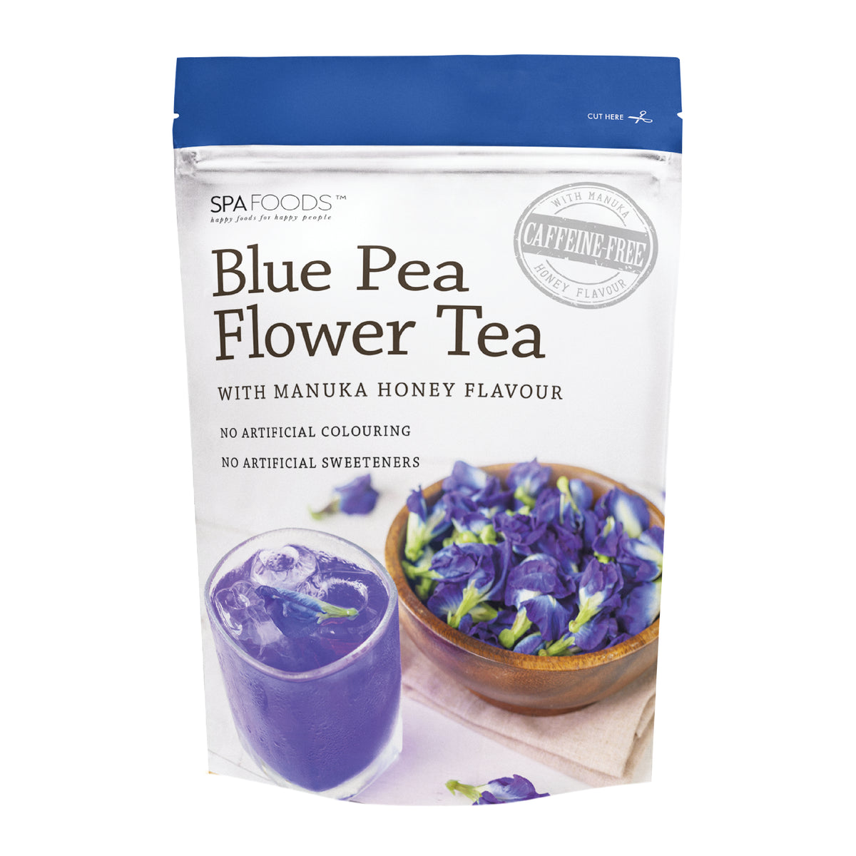 Blue Pea Flower Tea (with Manuka Honey) Spa Foods Pte Ltd