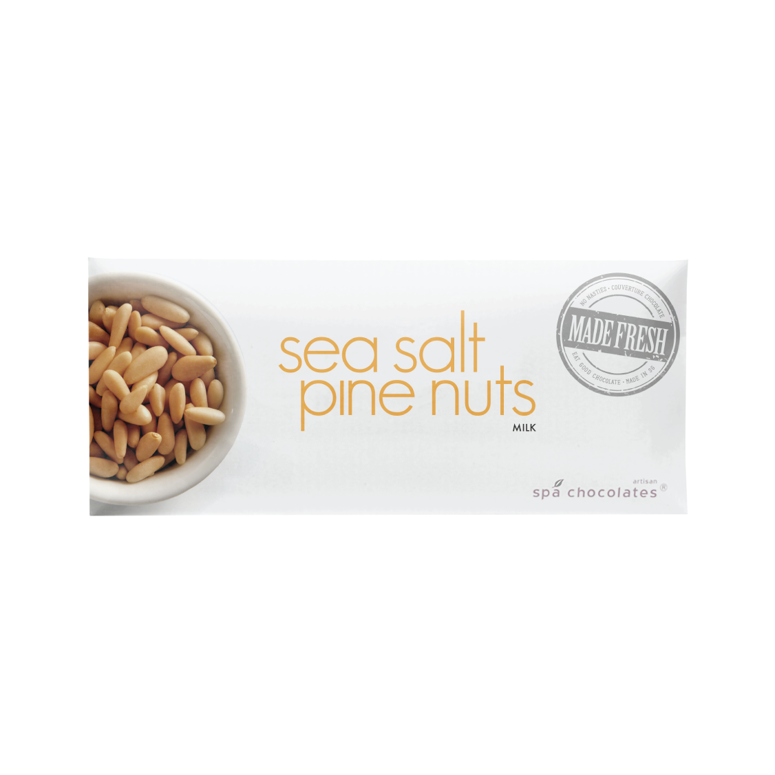 Sea Salt & Pine Nut (Milk Chocolate)